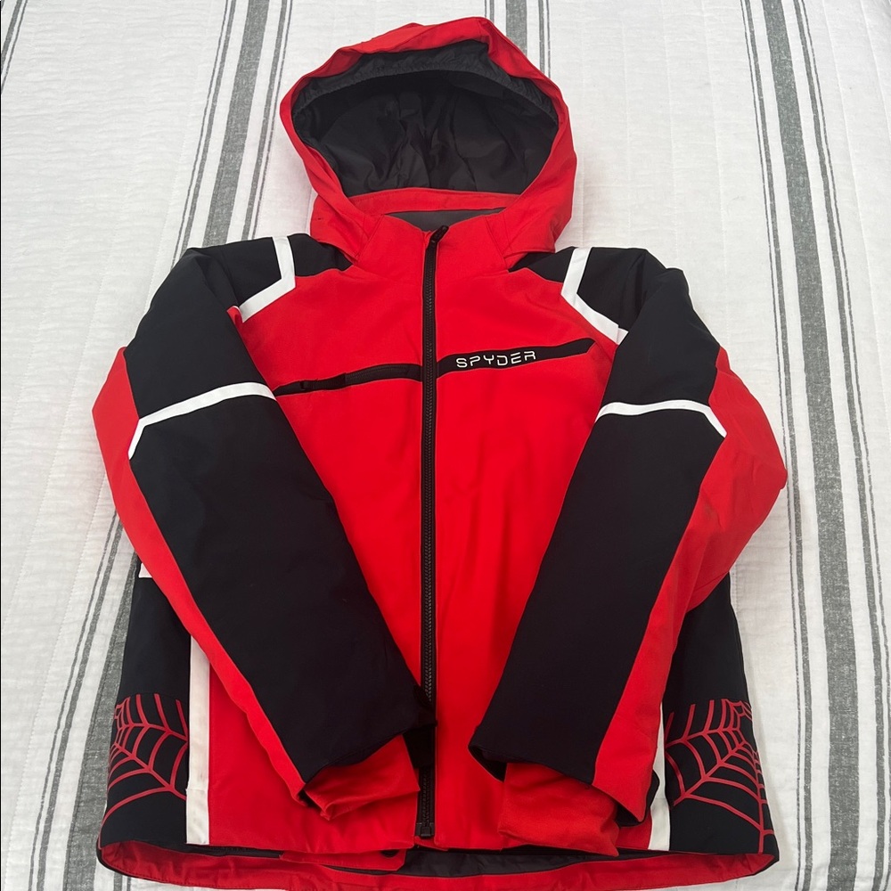 Spyder Kids Red and Black Ski/Snowboard Jacket